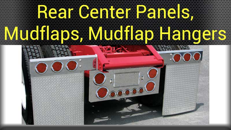Rear Center Panels, Mudflaps, Hangers, Light Bars & Weights
