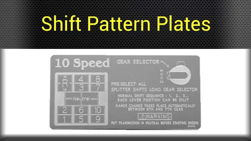 Shift Pattern Plates