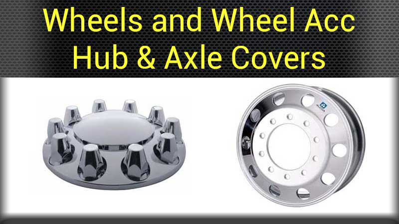 Wheels, Wheel Accessories, Hub Caps, and Axle Covers