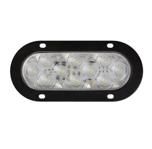 LumenX 4 Inch White LED Back-Up Light with Flange Mount