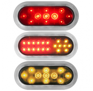 LED Surface Mount Rear Stop, Turn, Tail Lights - Universal Fit