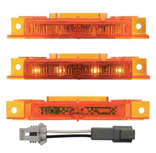 Volvo VN, VNL, VNM 1996-2018 Sun Visor Amber Marker Light - Durable and Reliable