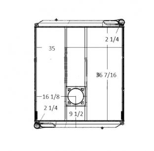 BESTfit Radiator With Crank Box For Autocar Xpeditor