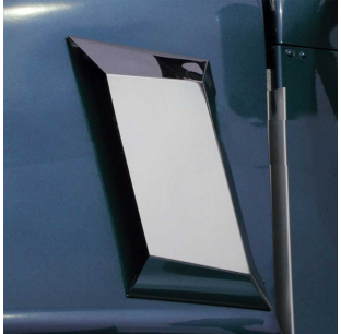 Stainless Steel Air Intake Cover for Kenworth T600 T800 - Driver/Passenger Side, OEM Replacement