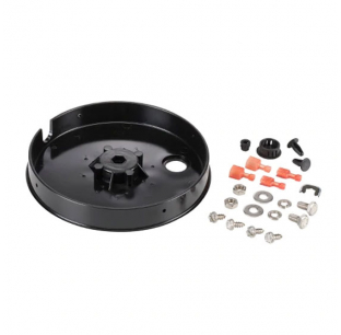 Durable Replacement Polycarbonate 1 Inch Pipe Flush Mount Base for Secure Fitting