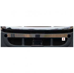 Freightliner Cascadia Upper Middle Trim - Roadworks Bumper Trim for Long Hood Cascadias