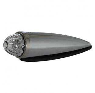 Legendary Glass Watermelon Amber LED/Clear Lens Cab Light