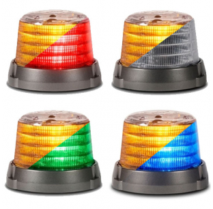 Pro Dual LED Tall Dome Beacon Light - High Visibility, Durable, Fits Various Vehicles