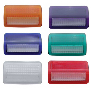 Peterbilt 2006+ Passenger Door Light Lens in 6 Colors - Amber, Blue, Clear, Green, Purple, Red