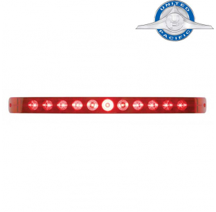 17 Inch 11 LED Identification Light Bar S/T/T - Clear Lens, 10 Year Warranty