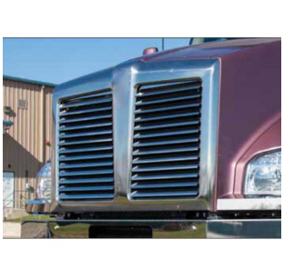 Kenworth T880 26 Louver-Style Replacement Grill Inserts for 2014 & Newer Models