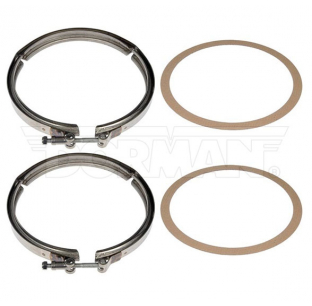 General Motors, Navistar, Rev, Roadmaster Rail Diesel Particulate Filter Gasket and Clamp Kit