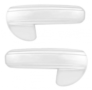 2015+ Chrome Plastic Interior Door Handle Cover - Sleek, Durable Fit for Modern Vehicles