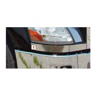 Volvo VT 880 Below Headlight Trim by Roadworks - Tape Mount - Pair