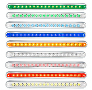 Flush Mount 12 Inch Pearl Marker and Turn Light - Sleek, Durable, and Easy to Install