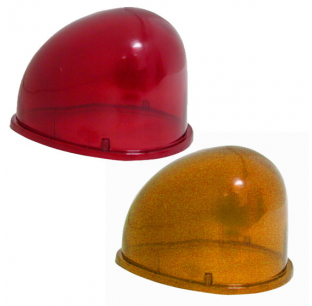 Teardrop Revolving Light Replacement Lenses - Durable, High-Quality Fit for Various Models