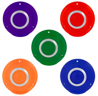 Plastic Lens with Chrome Rim - Durable and Stylish Lens for Various Applications