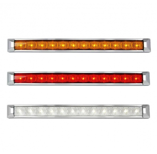 16 Inch Smart Dynamic Sequential LED Light Bar with Bezel - Fits Most Vehicles