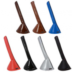 17 Inch Vinyl Leather Shift Boot Cover in 7 Colors - High Quality PVC, Easy Add-On, Fits Stock Shift Stick, Matching Steering Wheel Covers Available