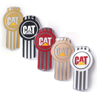 Kenworth Emblem with Caterpillar Logo - High-Quality Truck Badge