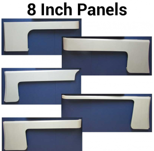 Peterbilt 379/389 One Piece 8 Inch Fiberglass Cab/Cowl Panels - Durable and Perfect Fit