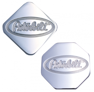Peterbilt Logo Knobs - High-Quality, Durable, Perfect Fit for Your Truck