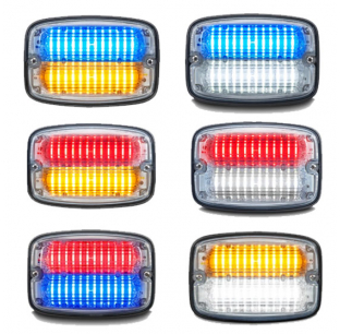 FireRay 6x4 Flashing Dual LED Perimeter Light - High Visibility, Durable, Easy Fit