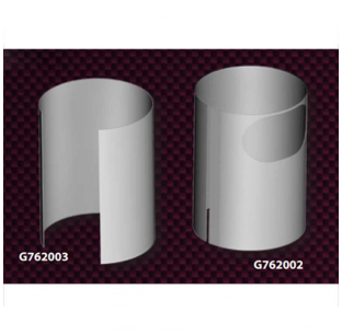 304 Stainless Steel Air Cleaner Wraps 13 Inch Donaldson Style, 17 Inch Height, Available with or without Intake Cutout, Sold in Pairs