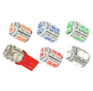 LED Tower Light Bulbs 10 Diodes - Direct Replacement for #194/168 Lights