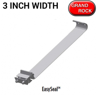 Bright Stainless 3 Inch Wide EasySeal Clamps - Grand Rock Stainless Steel Clamps