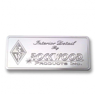 Stainless Steel ID Plate for Kenworth Trucks - Durable and Clean Design