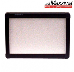 4x6 Black Flat Panel Interior Cargo Light, 525 Lumens, 6568K, 12.8V, Ultra Thin LED, Maxxima