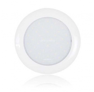5.7 Inch Round Surface Mount Interior Light, 450 Lumens, Optional Chrome Bezel, 36 LEDs, Maxxima, 5 Year Warranty