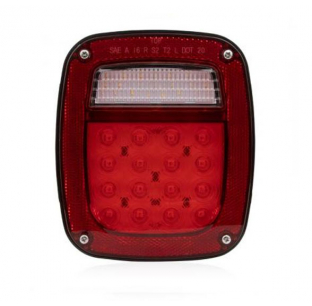 Three Stud LED Box Style Stop/Turn/Tail/Back Up Light with OE-Style 5 Pin Metripack Connector