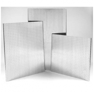 Protech Aluminum Diamond Plate Hidden Mount Deck Covers with Stiffeners