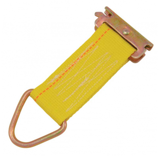 2 Inch Interior Van Straps Rope Tie with E-Clip, Pack of 5, 6 Inch Length