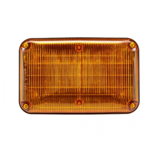 QuadraFlare 6x4 Inch Amber Turn Light - Durable, High-Visibility Signal Lamp