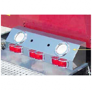 ROADWORKS International Air Line Box with 3 Combo Holes & Hardware, No Lights, Fits Truck Models, 1 Year Warranty