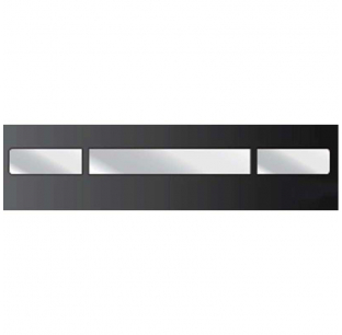 FLD 3 Piece Blank Bumper Inserts - Roadworks, Fits Freightliner FLD
