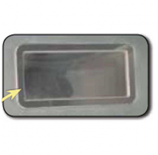 Kenworth Passengers Side Visor Mirror Trim - 2004 & Earlier - Fits Passengers Side - Each