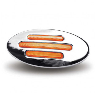 Peterbilt Flatline Amber Fender Light - Clean, Durable, Perfect Fit