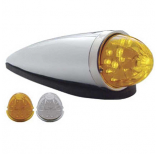17 LED Dual Function Watermelon Cab Light with Chrome Housing - Fits Most Trucks - United Pacific