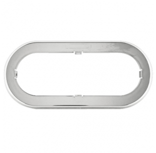 Chrome 6 Inch Bezel for STL211 Series Lights - Sleek and Durable