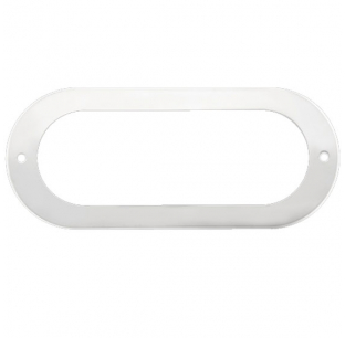 6 Inch Stainless Steel Trim Ring for STL75/175 Series Lights - Durable and Sleek Design