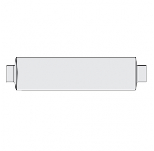 Dynaflex 10 Inch Chrome Muffler - 5