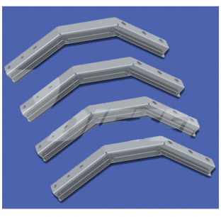 Kenworth Rear Sleeper Fairing Bracket - Stainless Steel Fit