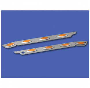 Mack CXU613 2010+ Stainless Steel Cab Skirts