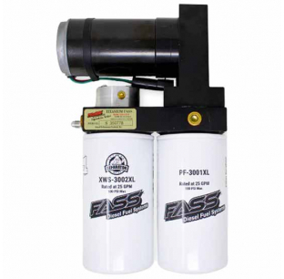 FASS 290GPH Fuel System for Cummins, Cat, Detroit Diesel Trucks - 290 GPH, 60-65 PSI, 2 Micron Filtration, Made in USA