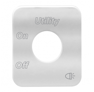Freightliner Stainless Steel Utility Switch Plate - Durable, Clean Design
