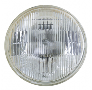 6 Inch Chrome Plated Sealed Beam Light Clear Glass Replacement Lens